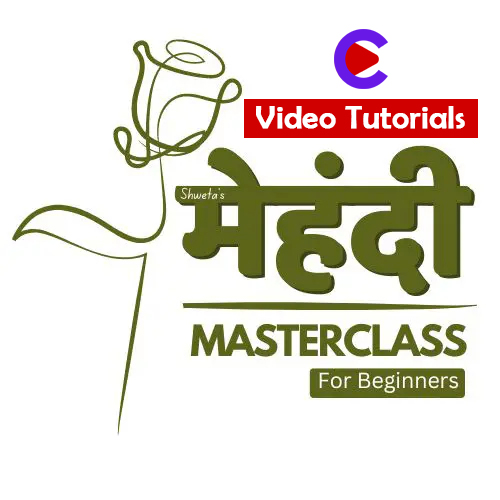 Mehndi Design​ MASTERCLASS For Beginners in HINDI – VIDEO TUTORIALS